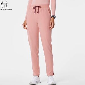 Figs Pink Sand Petite Yola High Waist